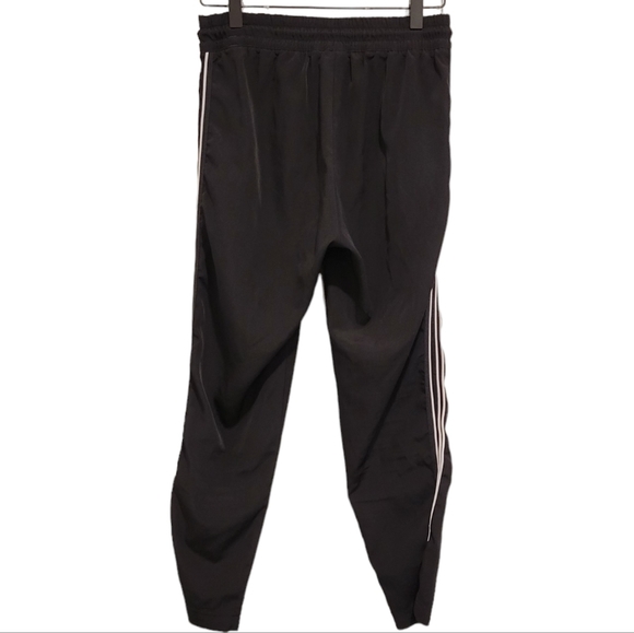 2/$18 Adidas Black Striped Track Running Performance Pants Joggers Extra Small - Picture 2 of 7